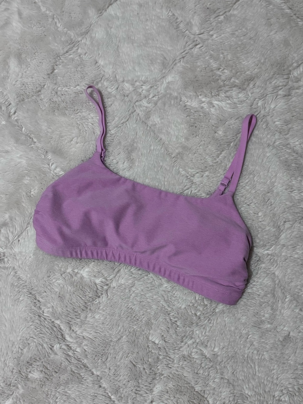 Beyond Yoga Lavender Scoop Bralette